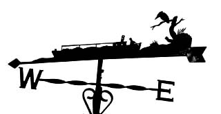 Narrow Boat with Kingfisher weathervane